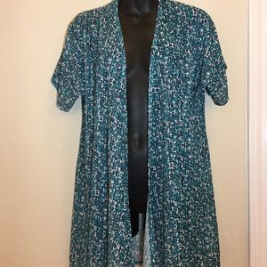 Jones New York Short Sleeve Open Cardigan